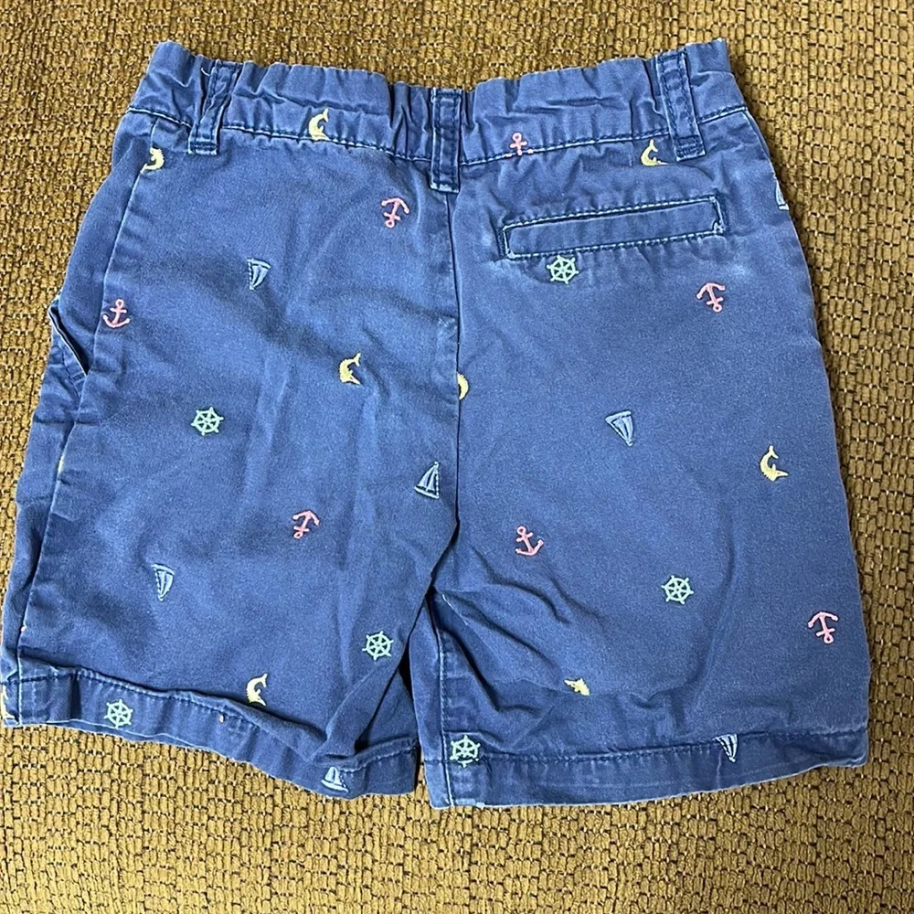 Carter’s Boy’s Nautical Navy Blue Cotton Shorts Size 4